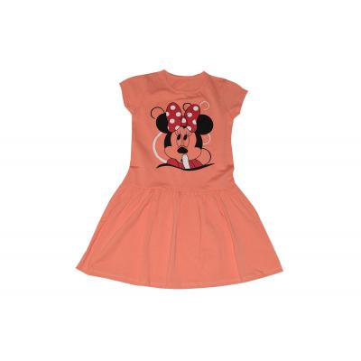 Детска рокля - Мини цвят праскова